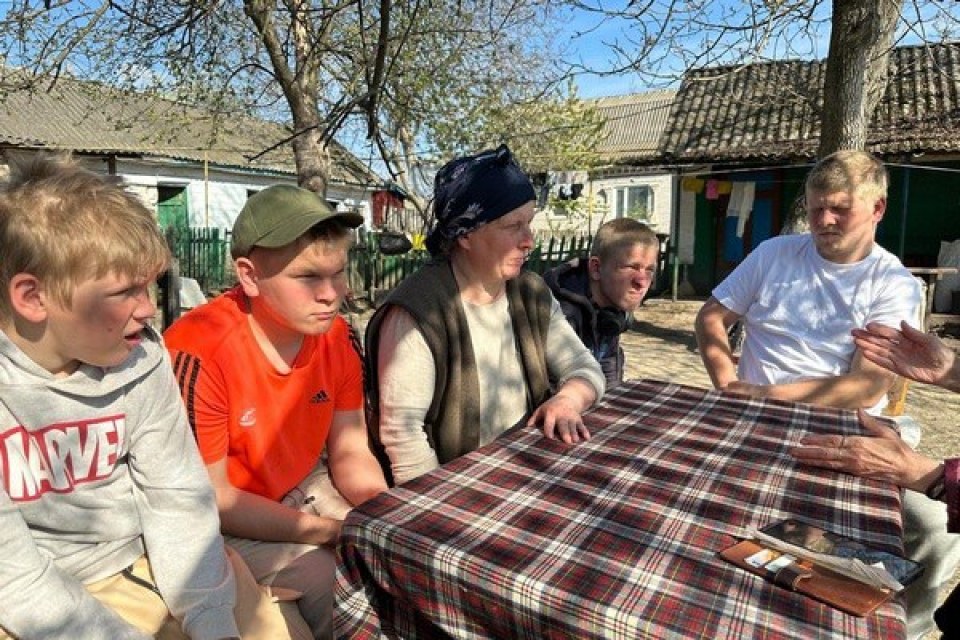 Jelena en haar vier zonen